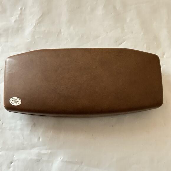 Eddie Bauer Hinged Glasses Hard Case Brown/Tan Lined - Picture 3 of 9